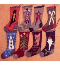 9" Wool Stockings, PG - pattern